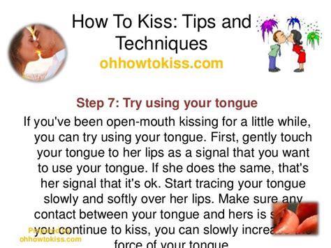 hot tongue kiss|Step.